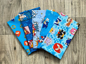 Sonic 5 PCS Fat Quarter Bundle - Cotton Fabric