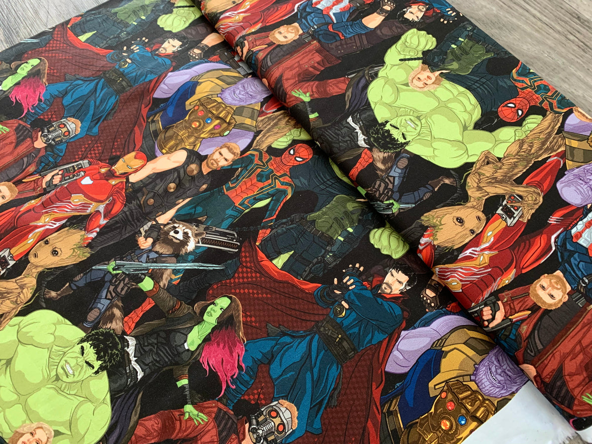 Marvel Avengers Multi Fabric - 1/2 Meter - Cotton Fabric – Les Tissus S.N.