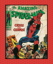 Load image into Gallery viewer, MARVEL COMICS - The Amazing Spider-man Panel - 1 Yard Cut - Cotton Fabric
